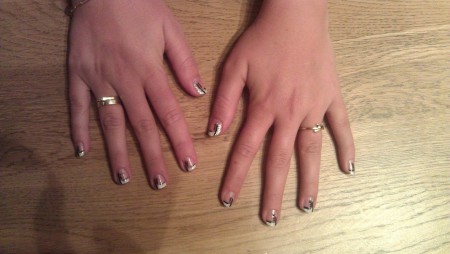 mooie french manicure met nail art